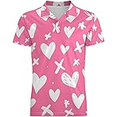 Boys' Polo Shirt Short Sleeve Performance Tops Golf Clothes for Youth