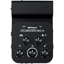 Amazon.com: Roland GO:MIXER PRO-X Audio Mixer for Smartphones 
