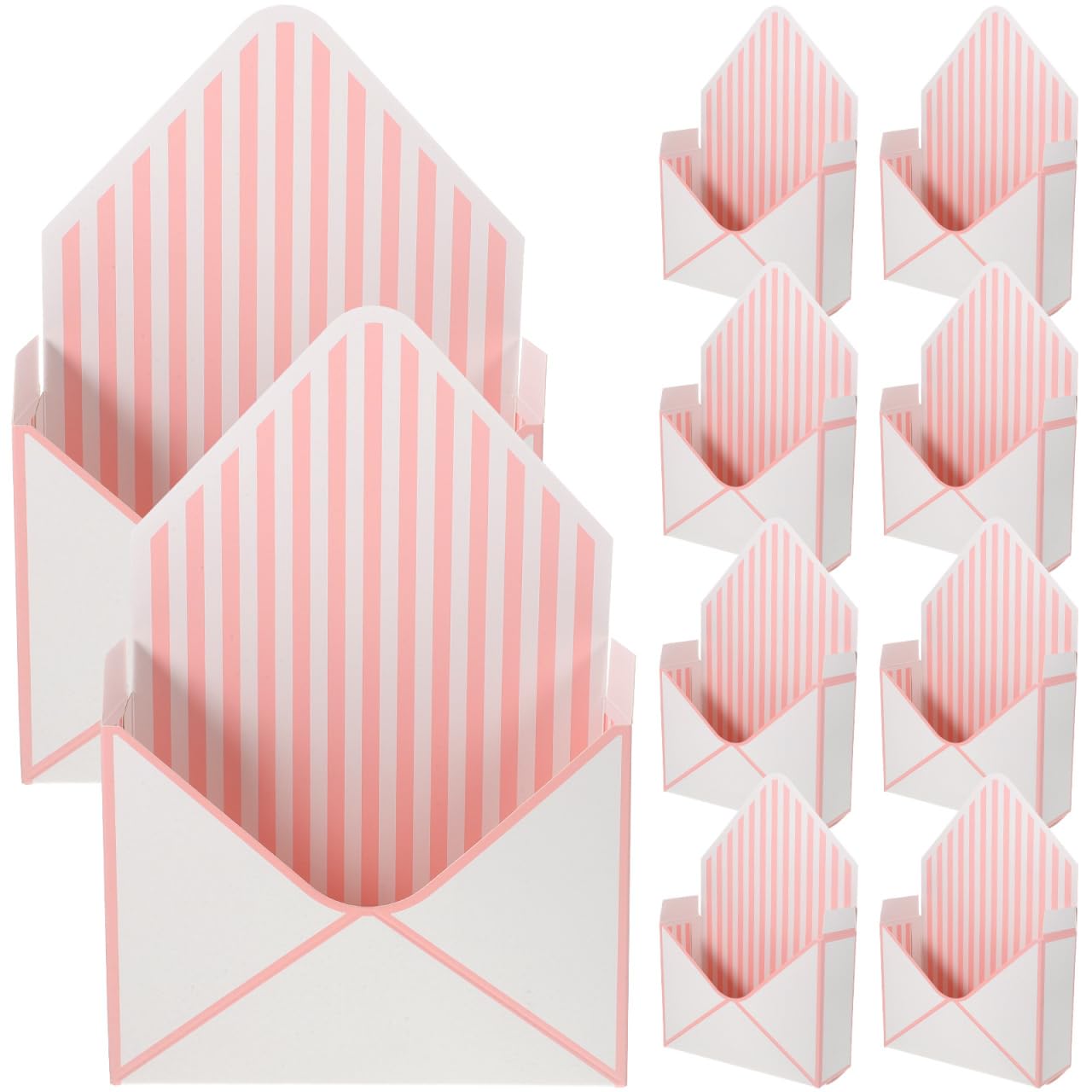 Ciieeo Foldable Envelope Flower Box 9X3X14 Inch Fresh Flower Packaging Box for Birthday Christmas Wedding Candy Storage
