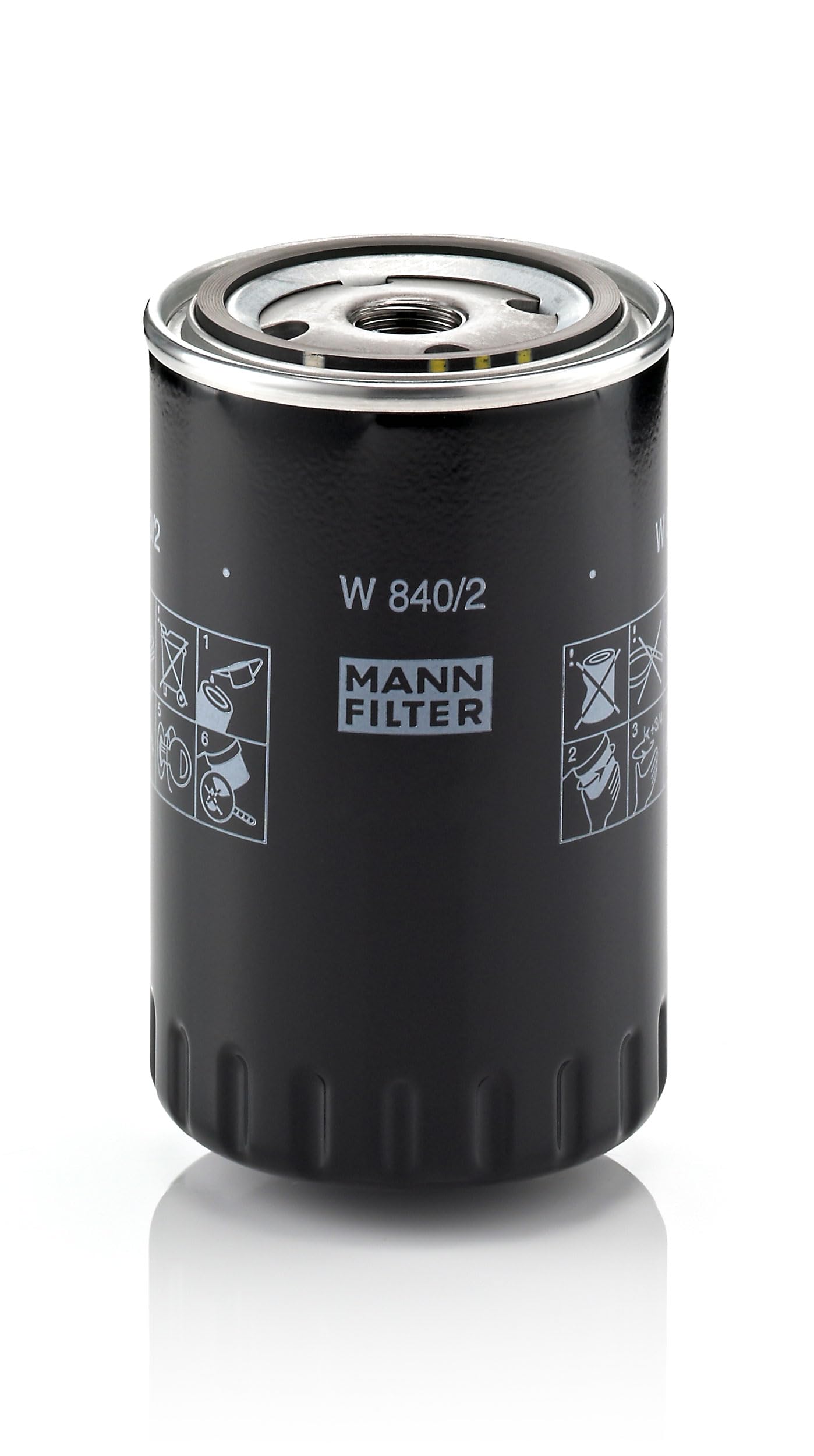MANN-FILTER W 840/2 Oil Filter - for Cars + Transporters