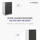 JD Greta 1000mm Fixed Height Kitchen Base Cabinet with 38mm Worktop - White view 7