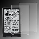 LaoShuSheng Anti-Glare Screen Protector for Xteink X3 eReader 3.7", Anti Scratch, Anti Fingerprint, Paper Feel Nano Matte PET Soft Film, 2-Pack (Matte)