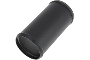 HEROFFIX 3.25" OD Straight 6064 Aluminum Alloy Tube Intercooler Pipe Surface Blasting Air Intake Connection Hose W/Double Bea