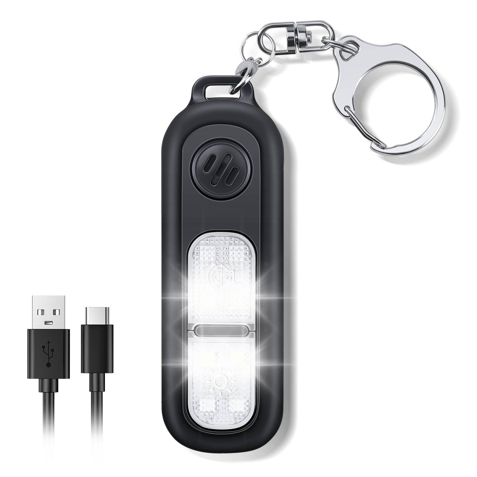 Photo 1 of ELECPOW 130 dB Personal Alarms,Key Chain & Wearable Clip Alarm for Women Self Defense,Running & Travel Rape Alarm for Women Loud for College Girls Kids Extra Loud Siren -3 Strobe Lights