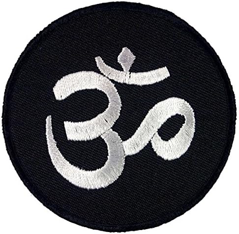 Aum Om Yoga Hindu Infinity Embroidered Iron on Patch