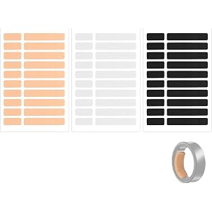 240pcs Smart Ring Size Adjuster for Samsung Galaxy Ring Black Clear Skin | for Samsung Galaxy Ring Ultra Human AIR RingConn 2