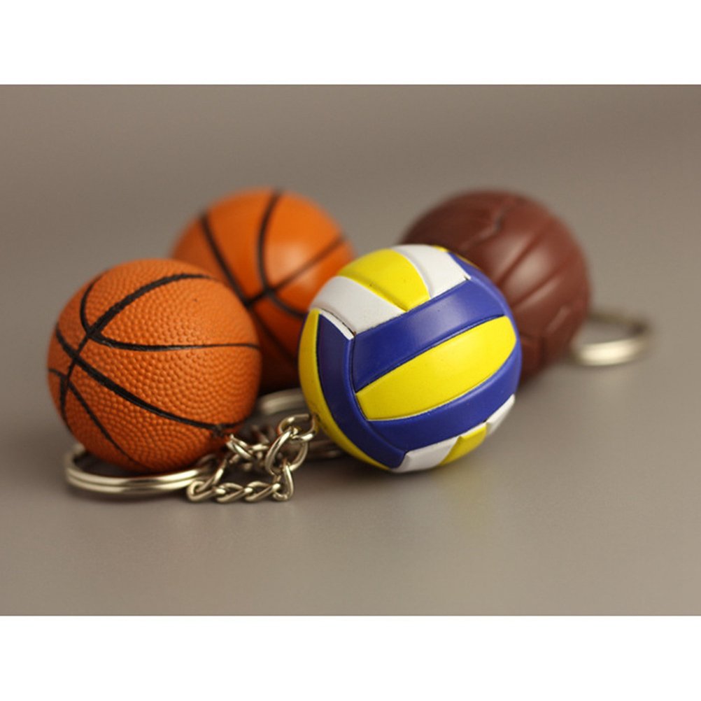 Orange Rough Surface Yeahibaby Basketball Keychain Porte Cles Basket Ball Ventilateurs Souvenir Cadeau Voiture Sac Pendentif 4cm Portes Cles Accessoires
