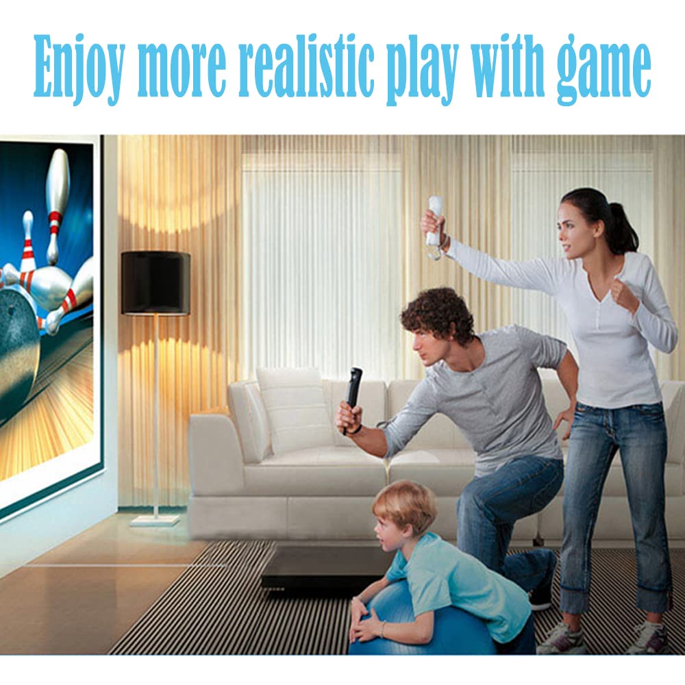 Wii Remote Controller, 2 Packs Upgrade Wireless Controller Compatible with Wii Wii U Console(Pink and Blue)