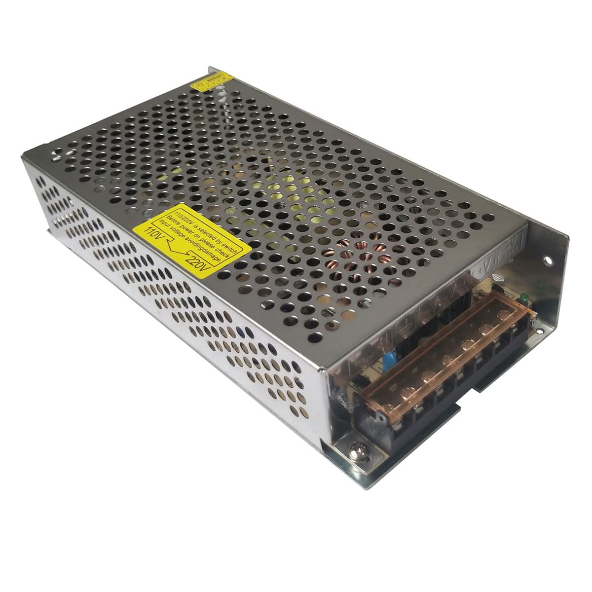 Photo 1 of AC 110V/220V to DC 12V 15A 180W Universal Regulated Switching Power Supply Adapter Transformer Driver Converter for LED Strip Light, CCTV Security Camera System, Computer Project