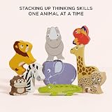 Le Toy Van Wooden Petilou Africa Stacker 9 Pieces Educational Toy view 4