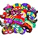 Rinco Assorted Mardi Gras Party 50pc One Size Feather Masks, One Size