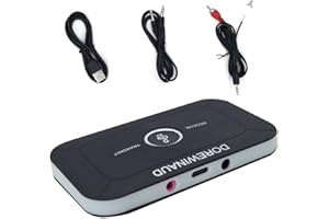 DOREWINAUD Bluetooth Transmitter Receiver, 2-in-1 5.3 Wireless Bluetooth Adapter for Boss Wave Radio IV III II Awr1b1 Awr1b2,TV, PC, MP3 Gym - Connects Speakers/Headphones for Seamless Streaming