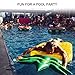 Acekid 70 inch Inflatable Pool Float Rafts Toy Floatie Lounge Pineapple 6 Feet x 3 Feet Outdoor Swimming Party Toy for Adults Kids (Pineapple)