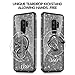 VEGO Galaxy S9 Plus Case Glitter Bling Diamond Case with Kickstand Rhinestone Bumper Sparkly Luxury Slim Soft Protective Case with Ring Stand for Samsung Galaxy S9 Plus (Black)