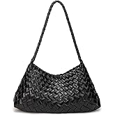 Woven Underarm Hobo Shoulder Bag Small Purse Trendy Handbag for Women