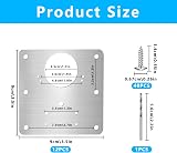 XiangJunly 12Pcs Cabinet Hinge Repair Kit with 80 Screws 2.5mm Drill Bit view 2