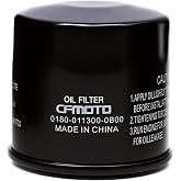 GOFIRA Oil Filter 1 Pc Fits CFMoto CForce UForce ZForce 500 600 2007-2016 | Replaces 0180-011300-0B00, Direct Fit for CFMoto CForce 500 600, UForce 500 600, ZForce, High Flow, Easy Install