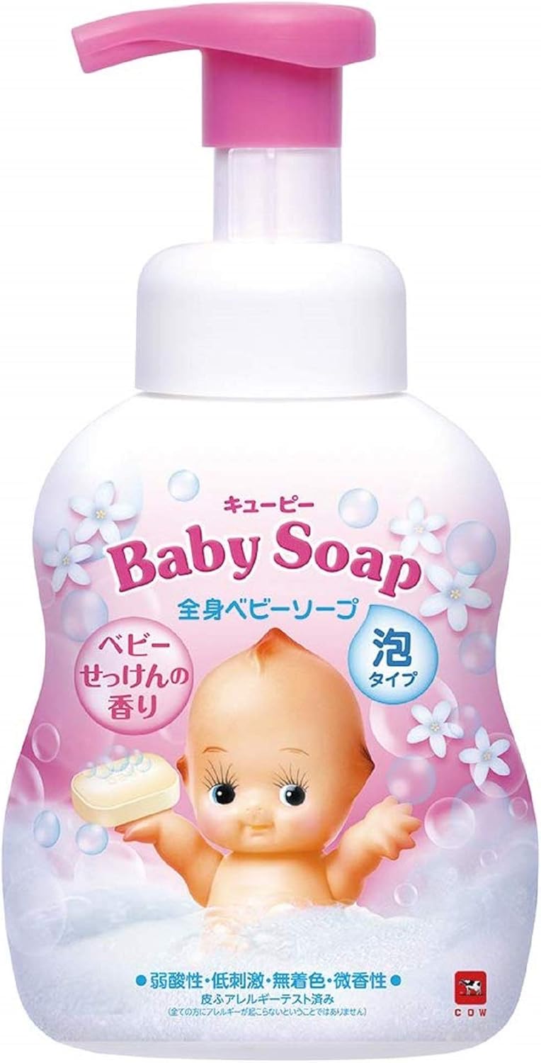 Amazon キューピー 全身ベビーソープ ベビーせっけんの香り 泡タイプ ポンプ 400ml キユーピー ベビーソープ