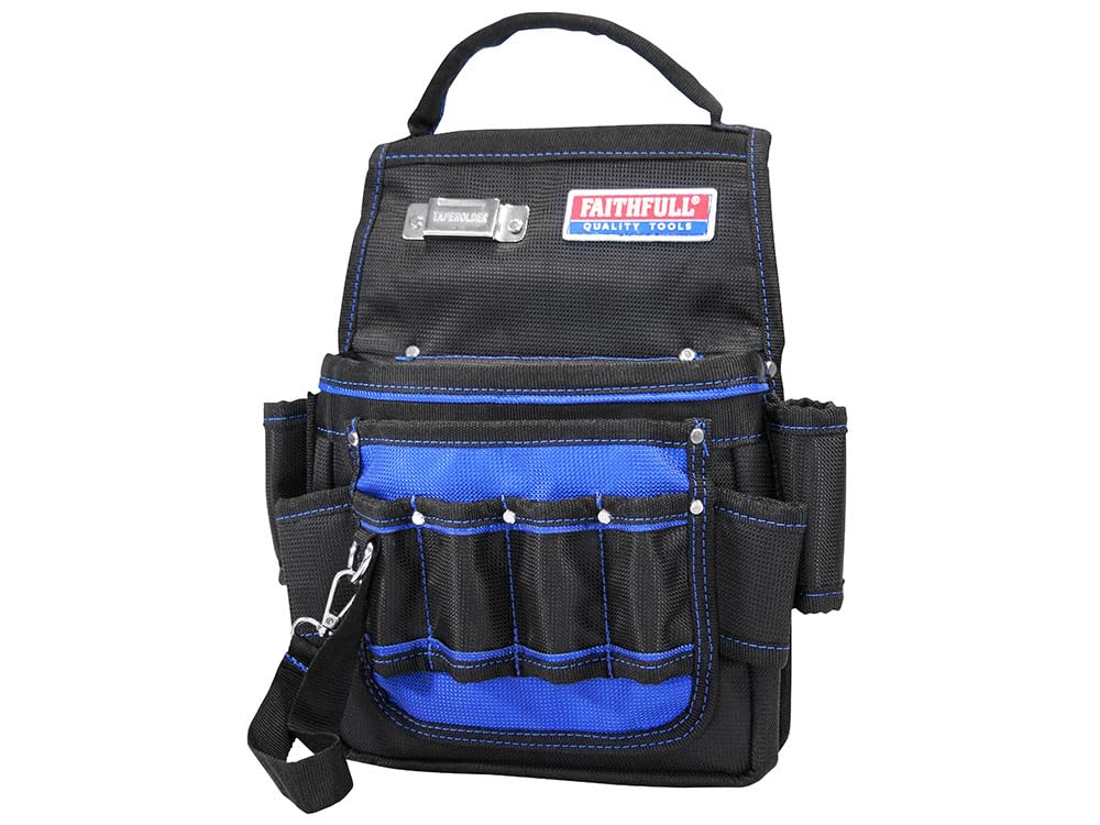 Faithfull FAIEPN Electricians Tool Pouch 2 Pockets 14 Tool Slots