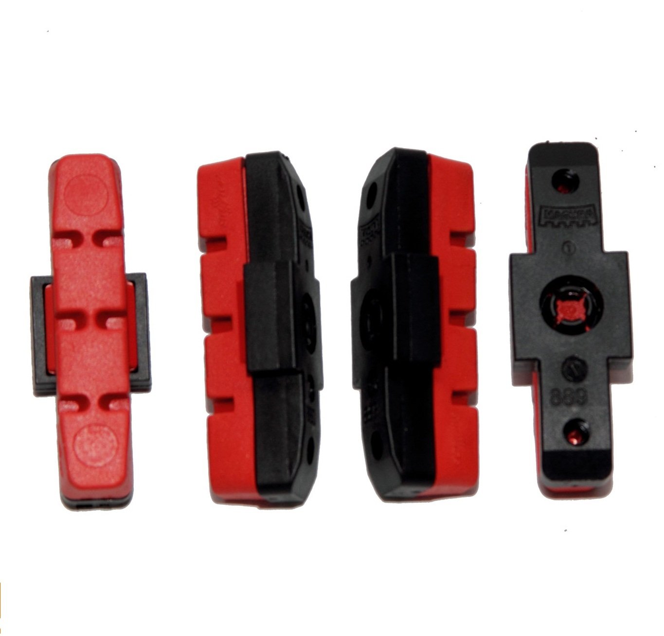 Set of 4 Magura Brake Pads for Magura HS 33 Red