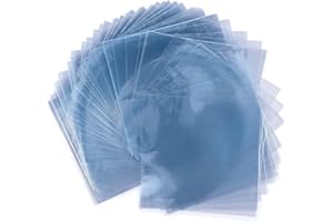 SENOVER 6"x6" Shrink Wrap Bags for Soaps Bath Bombs and Handmade Crafts,PVC Heat Shrink Bags Perfect For Wrapping A Wide Variety Of Products Including Essential Oil Bottle (300 PCS)