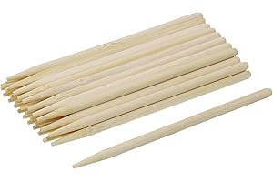 PPhtony Heavy Duty Bamboo Stylus Sticks Craft Sticks for Scratching Drawing Christmas Thanksgiving Scratch Art Activity Craft Projects, 30PCS (12cm)