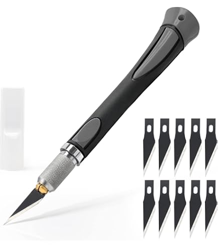 Ouvre-boîte Portable En Céramique - Mini Coupe-papier Auto-rétractable, Avec Aimant, Format Poche