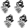 YUN.arbor Power Functions Extension Wire 8871 （19.6inch/50cm (4 PCS) Compatible with Lego Motor MOC Technic Parts