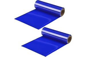 Nosiny 2 Pcs Non Slip Silicone Grip Material Roll Anti Slip Large Roll 7.87'' x 3 ft Cut to Size Mat Large Table Pads for Eating Aids Baking Crafts Counter Drawer or Any Surface, Blue