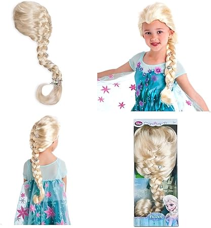 Amazon ディズニー プリンセス アナと雪の女王 エルサ ウィッグ ヘアピース 女の子 子供 キッズ キッズコスチューム おもちゃ Amazon ディズニー プリンセス アナと雪の女王 エルサ ウィッグ ヘアピース 女の子 子供 キッズ キッズコスチューム おもちゃ