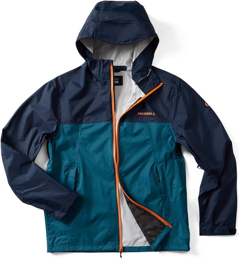 Merrell Fallon Rain Jacket Men XL Navy at Amazon Men’s Clothing store