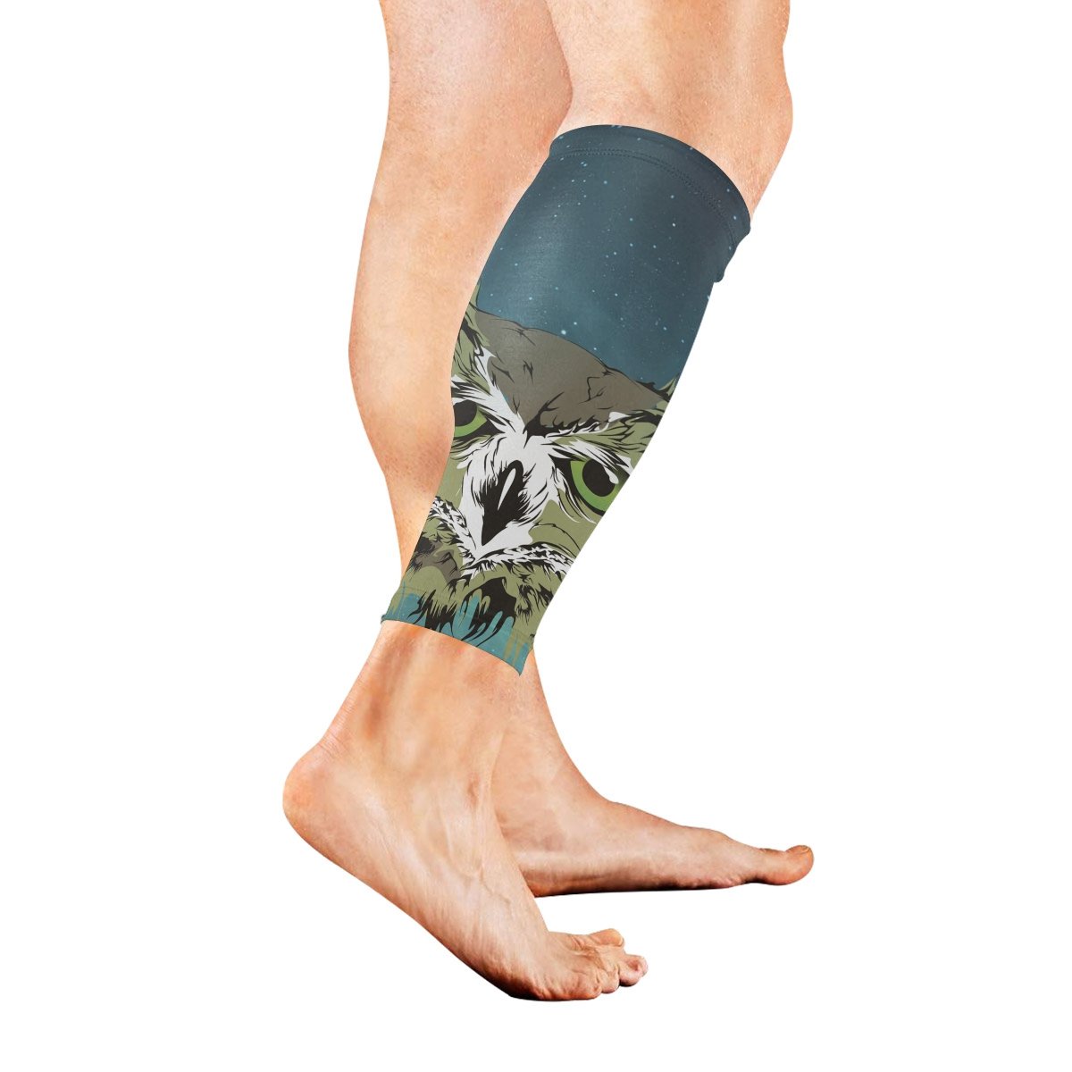 Amazon Com Calf Compression Sleeve Owl Strong Calf Support For