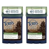 Tom's of Maine Naturally Dry Antiperspirant Deodorant, North Woods, 2.25 Ounce (Pack of 2)