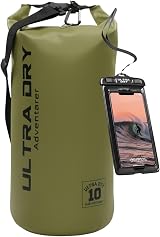 Ultra Dry Adventurer 10 L Premium Waterproof Dry Bag with Phone Case &