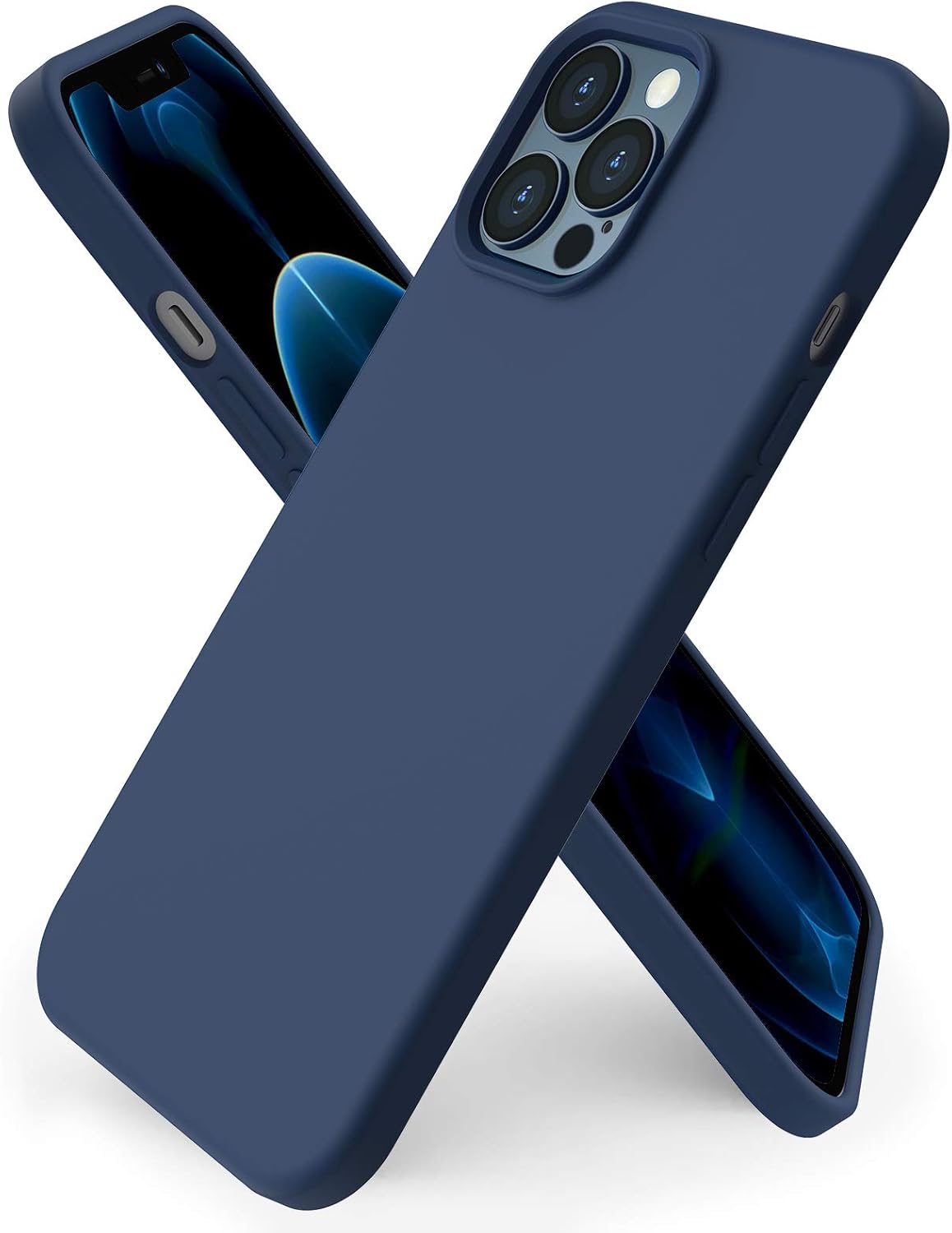 ORNARTO Compatible with iPhone 12 Pro Max Case 6.7", Slim Liquid