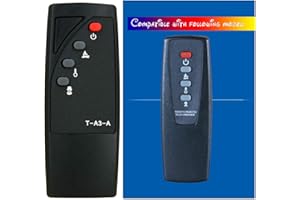 RCECAOSHAN Replacement for Twin Star ClassicFlame Classic Flame Dura Flame Fireplace Stove Heater Infrared Remote Control 18EF023GRA 18EF023SRA 23EF023GRA 23EF023SRA 25EF023GRA 26EF023GRA 18EF022GRA (T-A3-A)