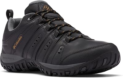 Woodburn 2 WP, Scarpe da trekking ed escursionismo impermeabili a vita bassa Uomo, Black/Caramel 2024 , 42 EU