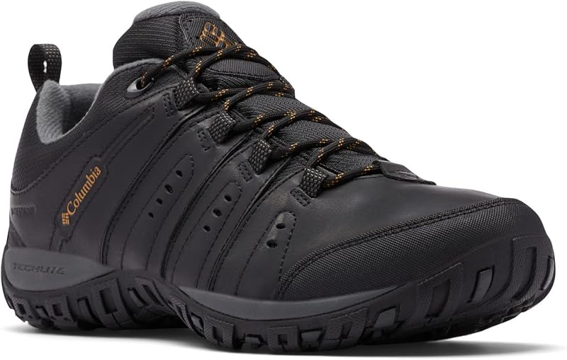 Woodburn 2 WP, Scarpe da trekking ed escursionismo impermeabili a vita bassa Uomo, Black/Caramel 2024 , 42 EU