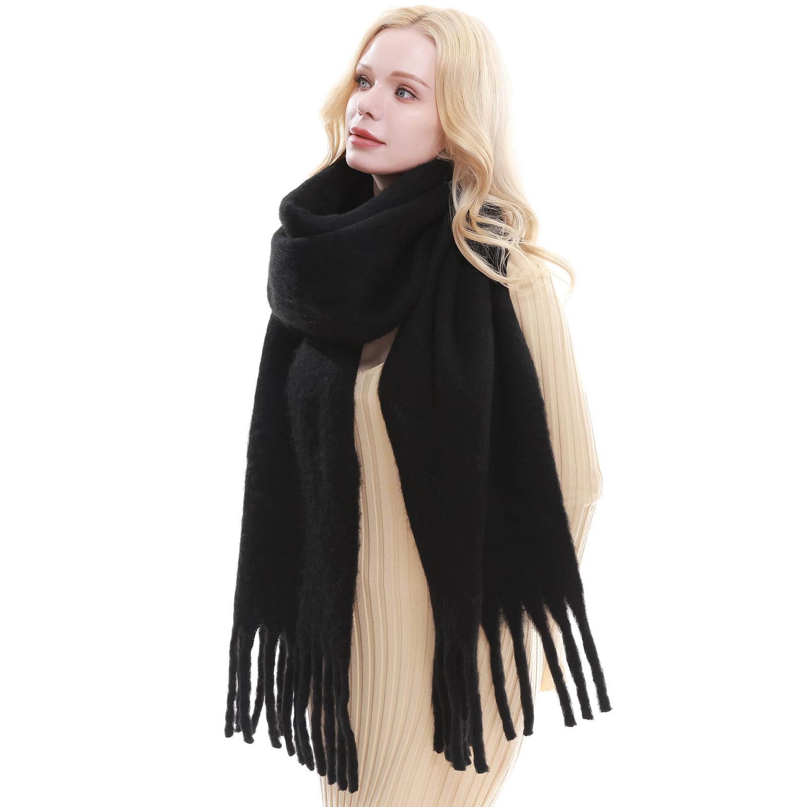 Photo 1 of *USED*
RIIQIICHY Chunky Scarf for Women Winter Warm Thick Scarves Oversized Blanket Scarf