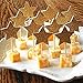 Laviee 60 PCS Cupcake Gold Star Cake Toppers for Wedding Birthday Baby Shower Party Valentine's Day Decoration, 60Pack