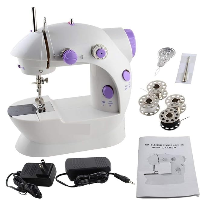 DEDSO Sewing Machine Mini 2Speed Double Thread, Double Speed, Portable