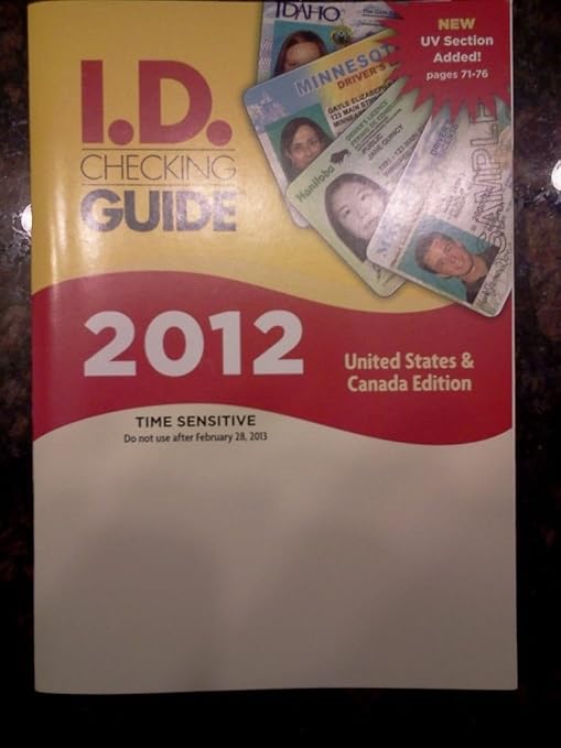 2012 I.D. Checking Guide Identification Badges Office