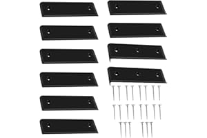 Boat Trailer Bunk Slides,3 X 10 in Trailer Bunks Kit - 10x Heavy Duty Boat Bunk Slide Pads, Board Kit, Protect The Ends of Bu