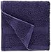 Amazon Brand – Pinzon Organic Cotton Bathroom Washcloths, Set of 12, Navy Blue