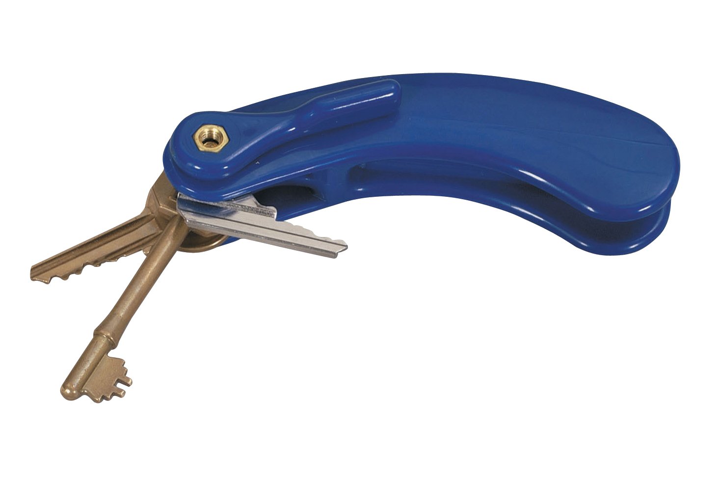 Homecraft Key Turner, Blue, Three Key, Daily Living Aid for Holding, Inserting, & Turning Keys, Key Grip Device for Eldlerly, Handicapped, & Disabled Individuals, Limited Grip & Hand Function Tool
