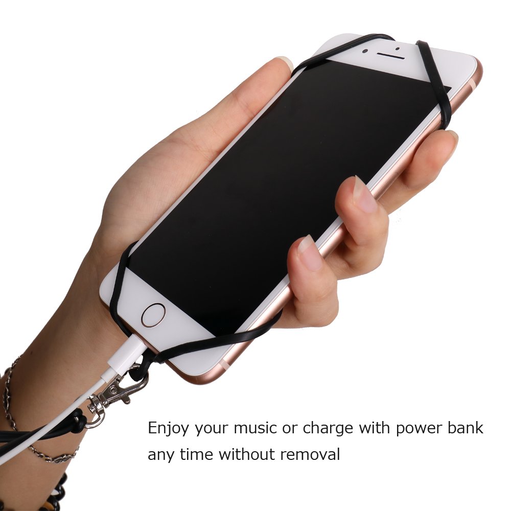 Detachable Silicone Neck Strap Smartphone Case For Iphone 11 Pro Max Xr Xs X 7 Plus