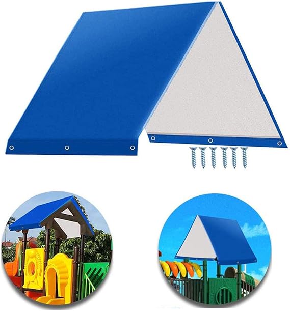 Swing Set Canopy, Waterproof Foldable Playground Replacement Canopy