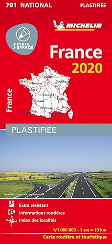 Download Carte France Plastifiée MICHELIN 2020 PDF