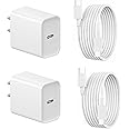 Fast Charging for iPhone 16 15 Charger,2Pack 20W PD Fast iPhone 16 15 Charger with USB C to USB C Charging Cable Cord 3FT for iPhone 16/16 Pro/16 Pro Max/15/15 Plus/15 Pro/15 Pro Max,iPad Pro/Air/Mini