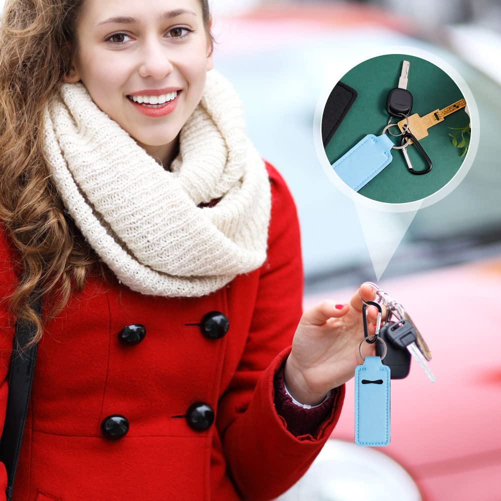 Pengxiaomei Chapsticks Holder Keychain for Lipstick Stocking Stuffers for Women